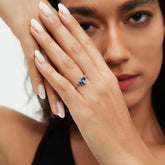 Blue Love Open Ring 2