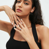 Blue Love Open Ring 4