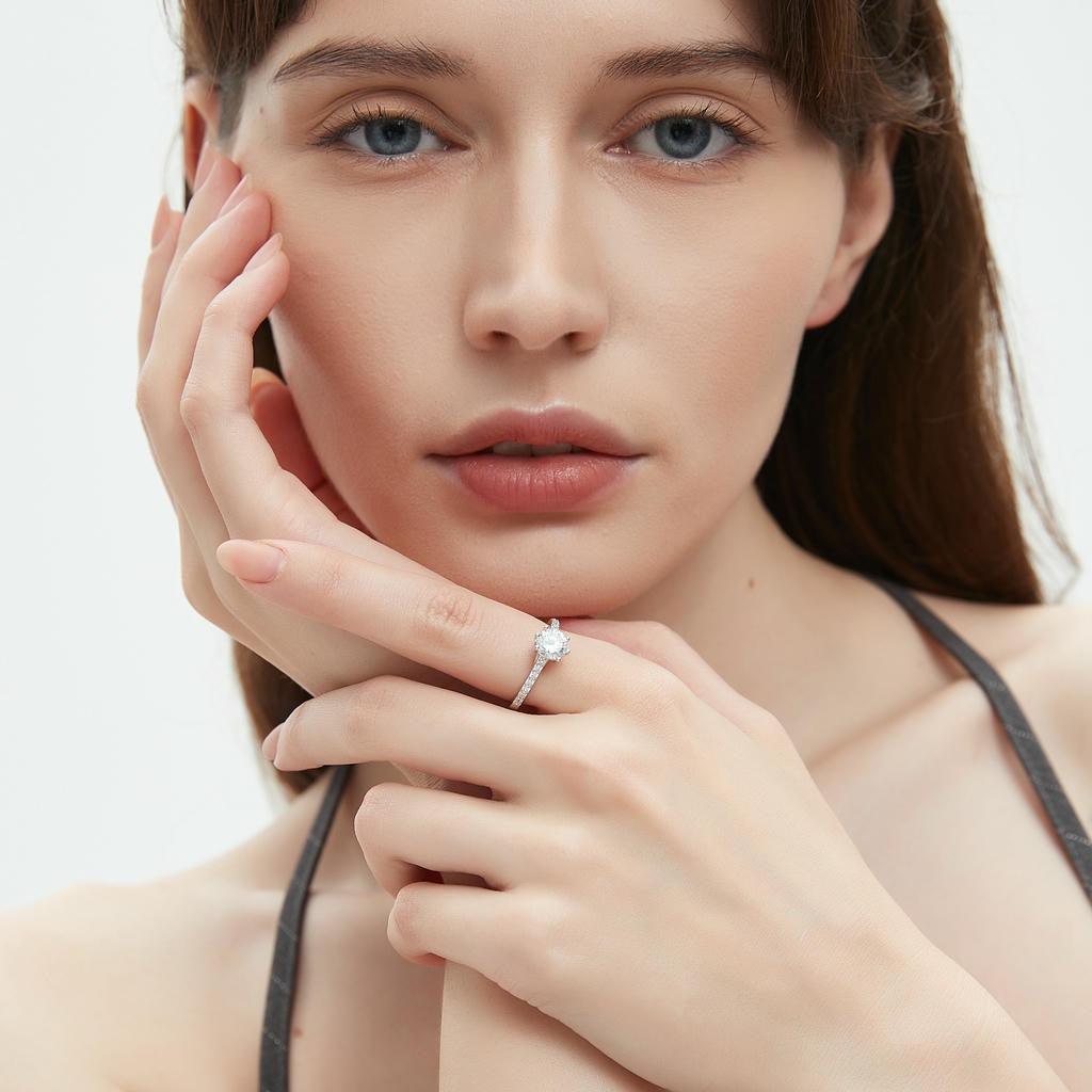 Victoria Pave Gemstone Ring1