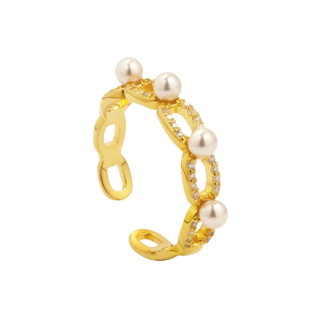 Pearl Chain Ring1