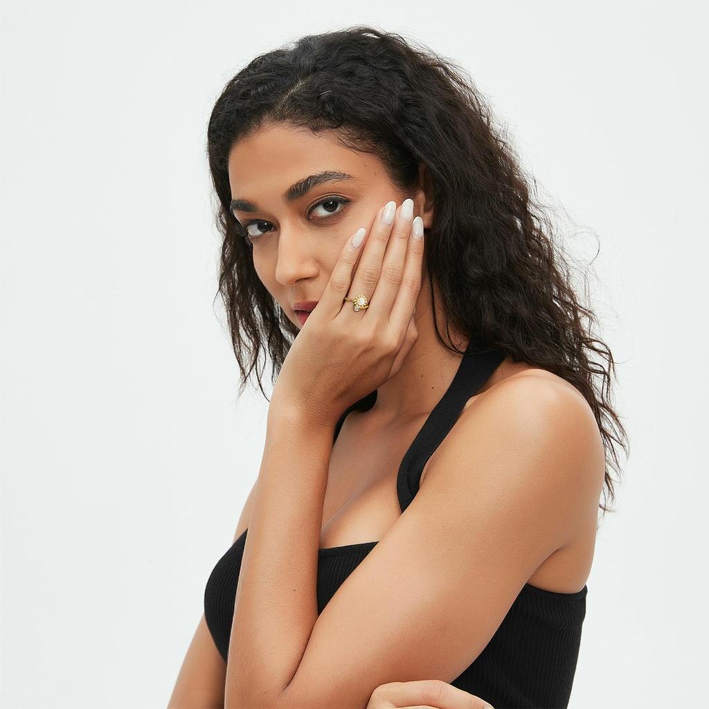 Gold Sunflare Ring 4