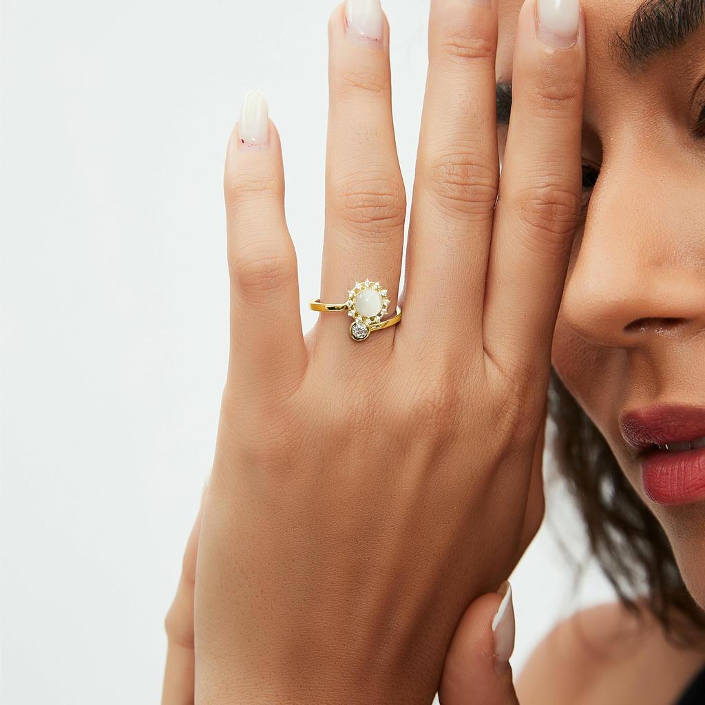 Gold Sunflare Ring 3