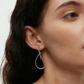 Irregular Line Simple Hollow Earrings5