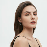 Square Zircon Snowflake Earrings4