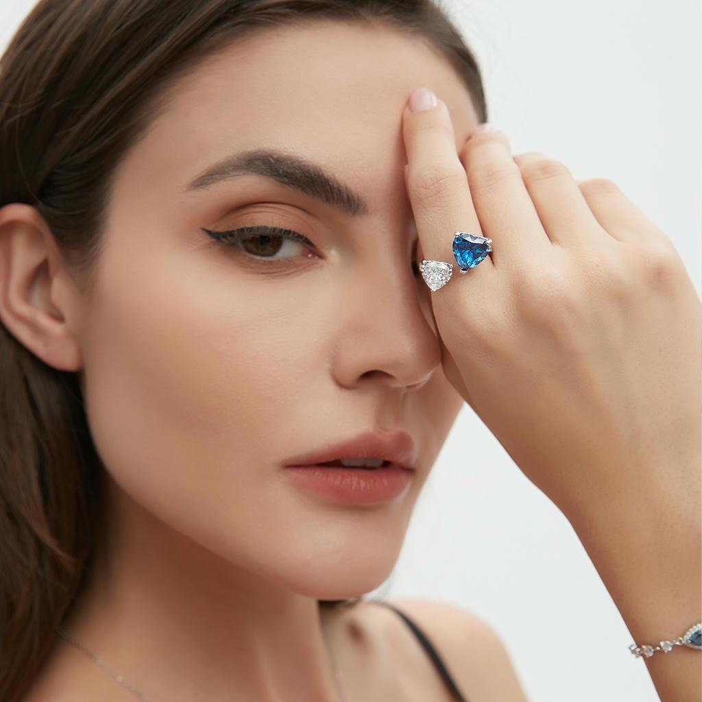 Hug Me Heart Open Band Ring 2