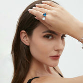 Hug Me Heart Open Band Ring 4