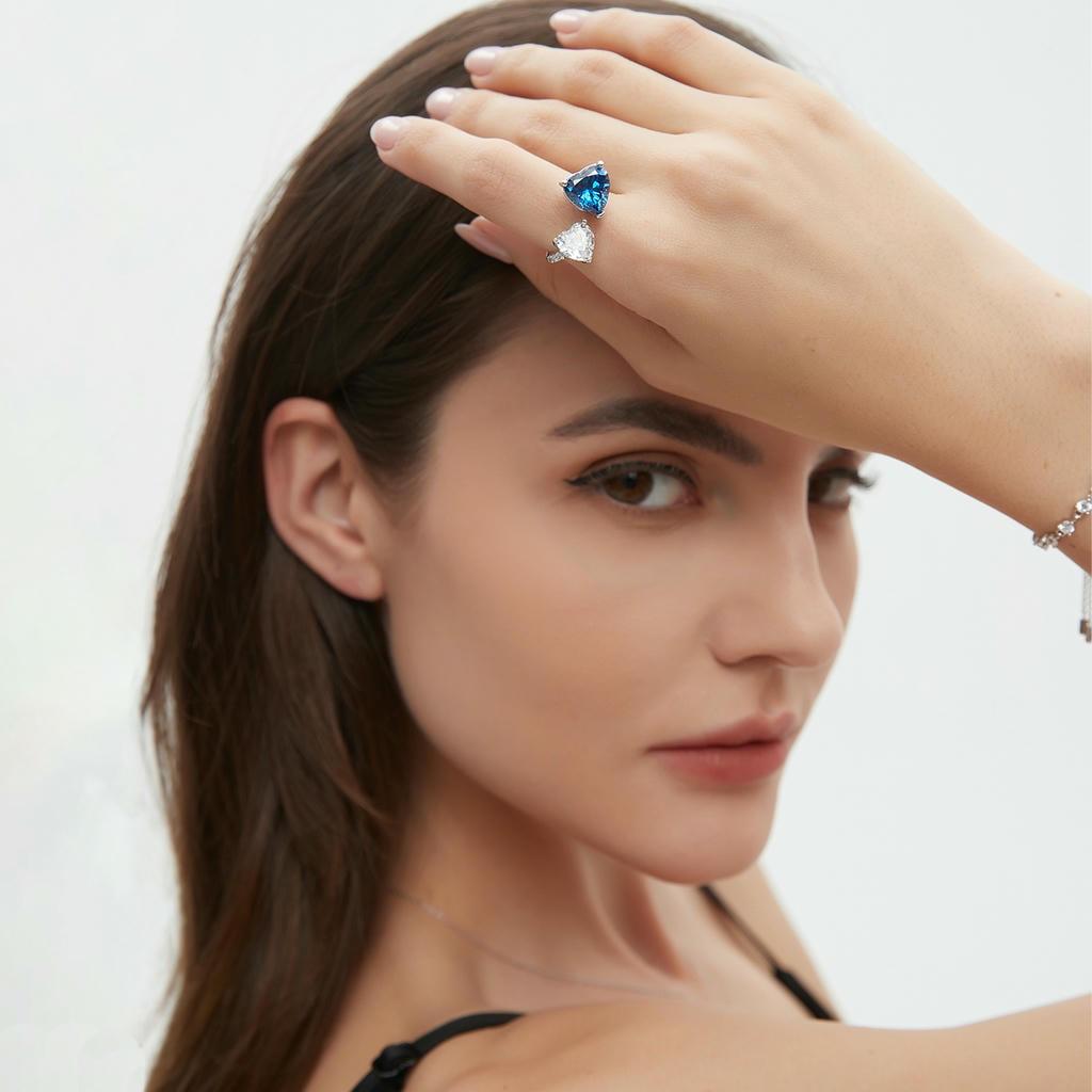 Hug Me Heart Open Band Ring 4