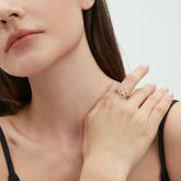 Clover Yellow Diamond Ring 4