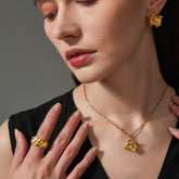 Artistic Textured Earrings 5