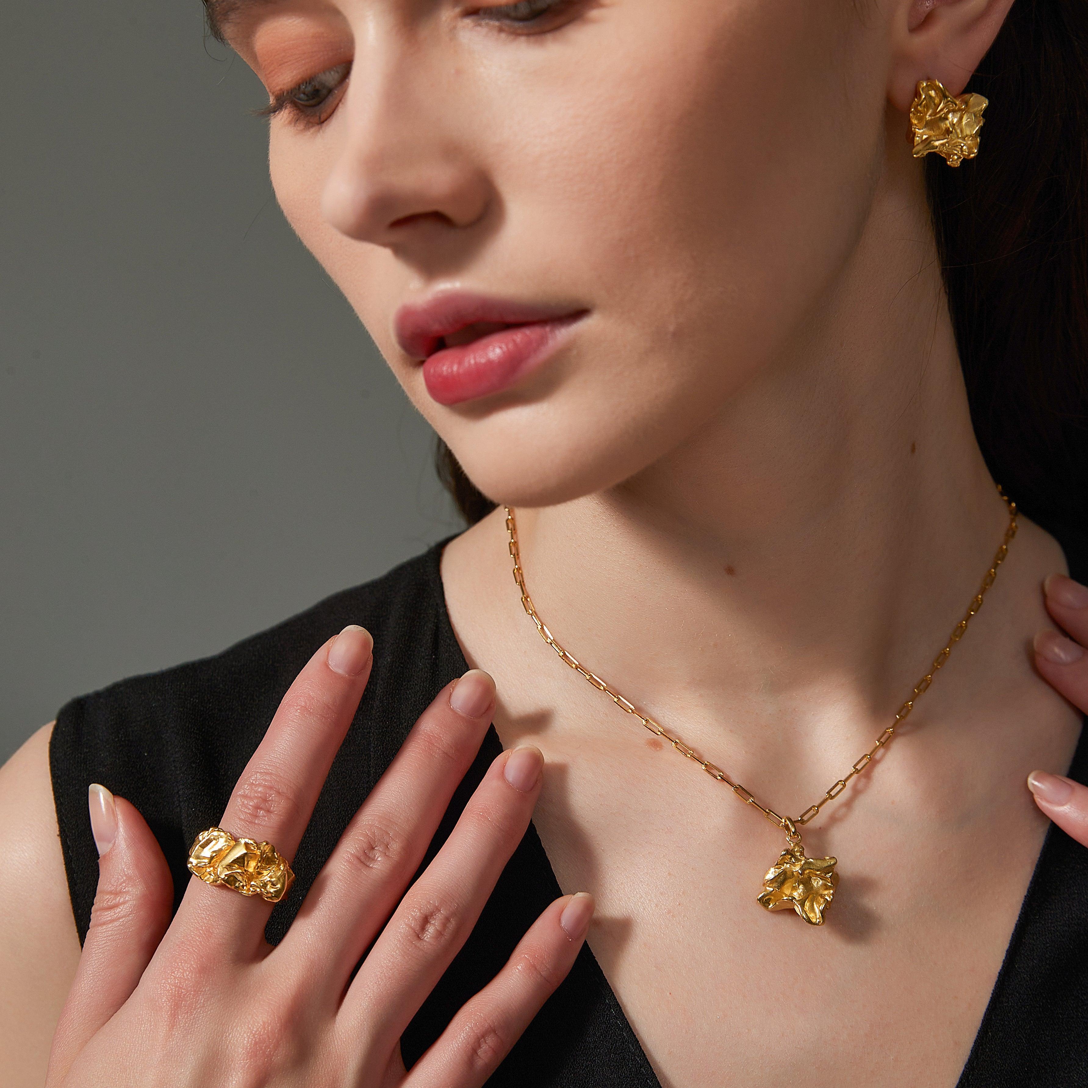 Artistic Textured Earrings 5