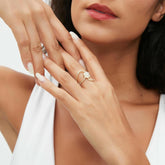 Asymetrical Flower Ring 3