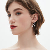 Orion Wavy Oval Drop Earrings5