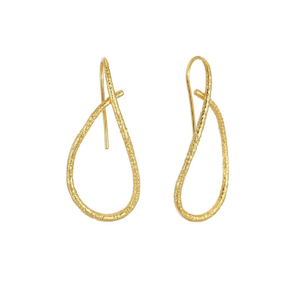 Irregular Line Simple Hollow Earrings 1