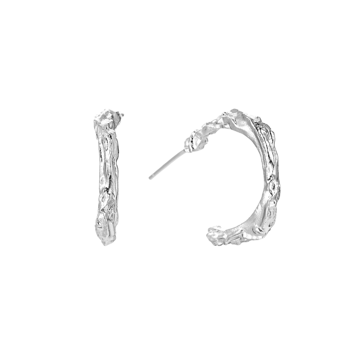 Simple C-shaped Hoop Earring6