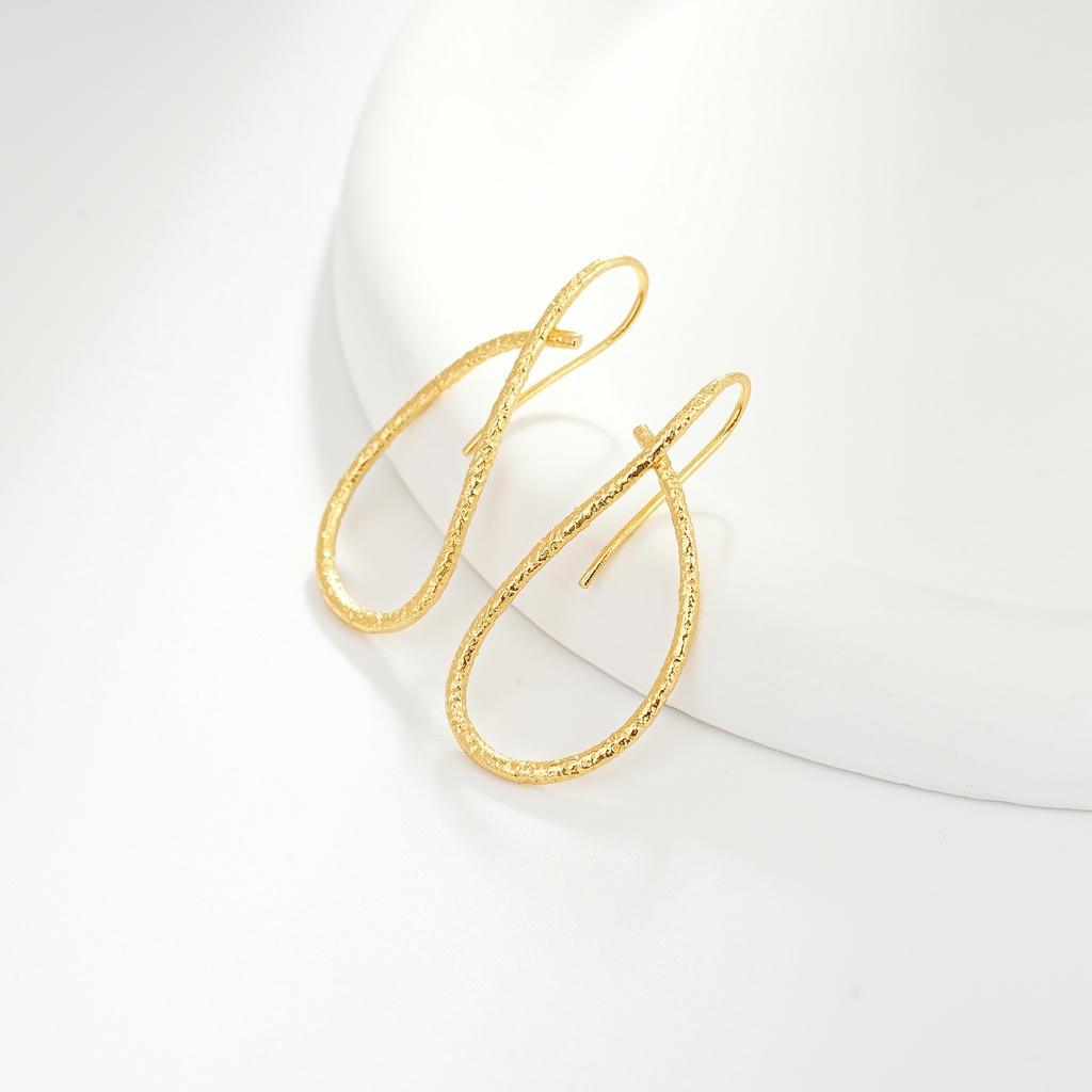 Irregular Line Simple Hollow Earrings7