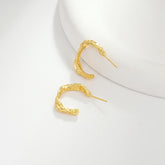 Simple C-shaped Hoop Earring7