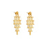Architectural Gold Drop Earrings 1