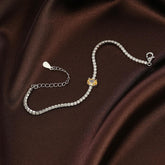 Yellow Diamond Tennis Bracelet6