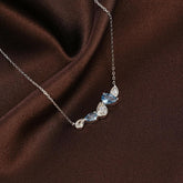 Waterdrop Five-Stone Necklace6