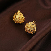 Hollow Sphere Hoop Earrings 6