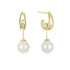 Irregular Hanging Pearl Drop Earrings1
