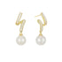 Rolling Pearl Drop Earrings1