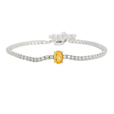 Yellow Diamond Tennis Bracelet1