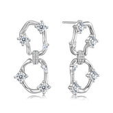 Orion Wavy Oval Drop Earrings1