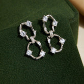 Orion Wavy Oval Drop Earrings8