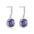 Vibrant Purple Halo Earrings1