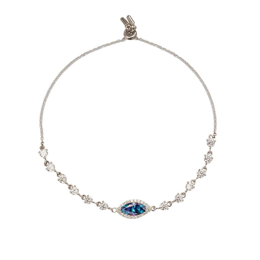 Marquise Zircon Tennis Bracelet1