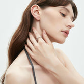 Crown Pearl Open Ring 2