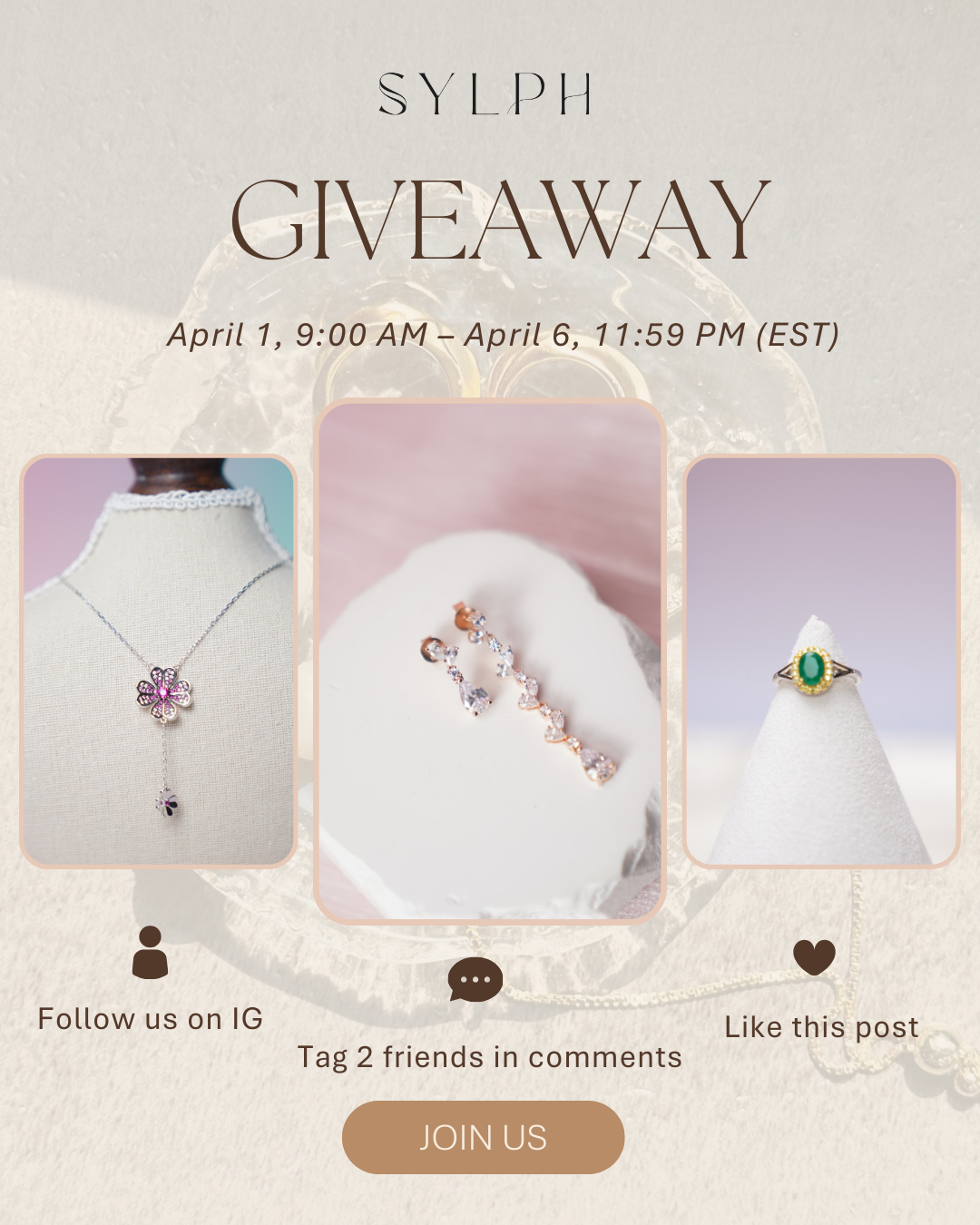 Sylph Jewelry Giveaway Campaign