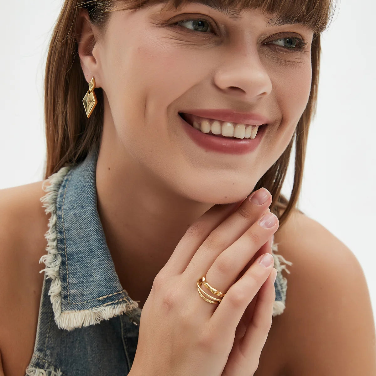 Geometric Statement Jewelry Set