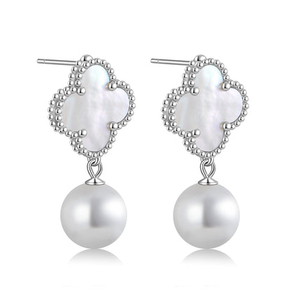 Lucky Pearl Drop Earrings1